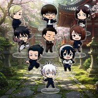 Jujutsu Kaisen Acrylic Stand Set Yuji Itadori Megumi Fushiguro Anime Merchandise Nine Piece Collection In Stock Fast Shipping