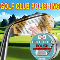Golf Club Polish Wax - Quick-Application Scratch Remover & Metal Shine Restorer, Protective Coating for Golf Clubs, Sports Gear