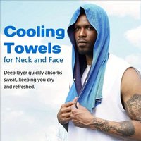UV Protection Quick Drying Cooling Hoodie Towel for Sports Camping Workouts Cycling Golf Running Hiking - Multifunctional Towel