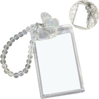 Plastic Clear Photocard Holder Fashionable Horizontal/Vertical Card Protector for Office School ID Credit Cards
