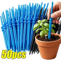 50/10PCS Plant Watering Irrigation Drip Head 4/7mm Micro Drip Water Connector Spikes Watering Drip Irrigation System For Garden