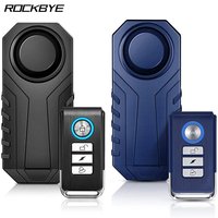 AliExpress Rockbye Bicycle Alarm Bell 113dB Electric Bike Horn Motorbike Security Anti Theft Wireless Remote Control Vibration Detector New