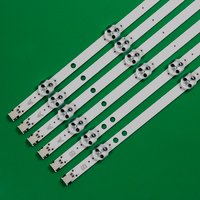 6pcs LED strip For D50F289M4CW JVC 50HB6T72U Polaroid P50D300FP SVV500A52A SVV500A52B SVV500A51A SVV500A51B