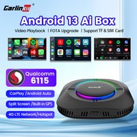 Carlinkit Carplay Ai Box Android 13 Wireless Car Play Android Auto Ambient S2 For Netflix Wireless Streaming Box For Audi Toyota