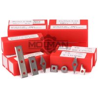 100pcs 12/14/15/30/40/50mm Carbide Inserts for Woodworking Planer Helical Spiral Cutter Head Router Bit