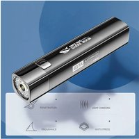 Super Bright LED Flashlight USB Rechargeable 18650 Battery Led Torch for Flashlight Riding Camping Hunting Indoor Flash Light