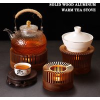 Warm tea set glass tea set warm tea stove heating and insulation base tea seat candle holder insulation device tea stove