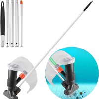Pool Cleaning Set Skimmer Net & Pool Bottom Cleaning Tool for Outdoor Swimming Pool Daily Care