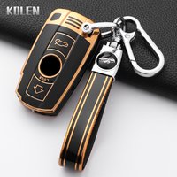 Fashion TPU Car Key Case Cover For BMW E90 E60 E70 E87 3 5 6 Series M3 M5 X1 X5 X6 Z4 E71 E72 E88 E89 E91 E92 Protector Keychain