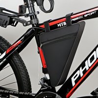Waterproof Bike Triangle Bag with Bottle Pocket & Phone Holder 2 Styles for MTB/Road Bikes Cycling Front Frame Storage