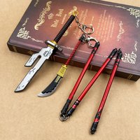 16cm Inverted Spear of Heaven Toji Fushiguro Jujutsu Kaisen Anime Merchandise Metal Spear Models Home Ornament Crafts Keychain