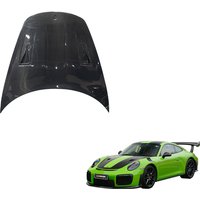 Thickened Car Exterior Accessories 718 981 982 991 991.1 991.2 GT4RS Carbon Fiber Front Bonnet Hood Boxster Cayman Engin