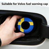 For Volvo fuel warning cap S90 XC60 XC90 S60 V60 V90CC fuel tank cap special decorative equipment modification Swedish version