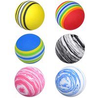 10Pcs 6 Colors 42mm EVA Foam Golf Soft Sponge Balls For Iutdoor/outdoor Golf Practice Ball Training Aids