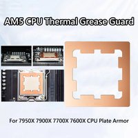 ICE Whale AMD AM5 CPU Thermal Grease Guard Chips Heat Dissipation Armor Cover Copper For 7950X 7900X 7700X 7600X CPU Plate Armor