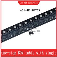 10/50PCS A3144E 44E Hall Effect Sensor Switch SMD Hall Element SOT23 A3144 Sensor Switch Brushless Electric Motor