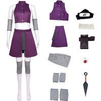 Women Anime Yamanaka Ino Cosplay Costume Adult Yamanaka Ino Top Skirt Accessories Halloween Costume