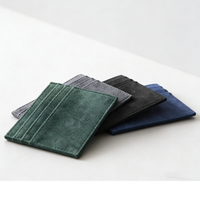 Slim Card Holder Men Women Pu Leather Card Case Wallet for Credit Cards ID RFID Blocking New Design