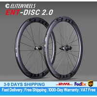 ELITEWHEELS ENT 2.0 Scheibenbremsen-Laufradsatz 700C Carbon-Laufräder Center Lock Fahrrad UCI-Qualität Rennrad