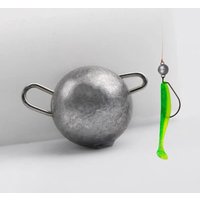 10pcs 3g 5g 7g Fishing Weight Sinker Jig Head Deep Water Bullet Weight with Swivel Round Ball Sinkers Fishing Tackle Accessories