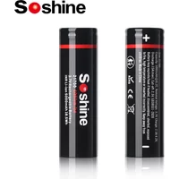 Soshine 3.7V 21700 5000mAh Rechargeable Battery 3C Lithium-ion Discharge High Power Batteries for High-power Appliances Battery