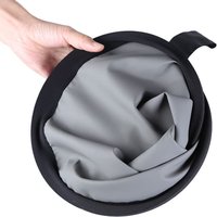 60x60cm Foldable Double Face Camera Focus Board Grey/White Balance Card 18% Reflector Two Sides