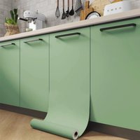 2 3 5 6M Self-Adhesive Vinyl Film Green Matte Thickened Sticker for Furniture Kitchen Cupboards Tables Wall DIY Renovation Wall