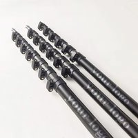 HY 22m 30m 20m Carbon Fiber Telescopic Pole Double Locking System Long Rod Palm Oil Harvester Agriculture Extension Hand Tools