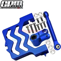 GPM Metal Steering Servo Mount Support 25T Servo Arm for Traxxas 1/8 MAXX SLASH 6S 1/10 MAXX V2 4S Monster Truck 89076-4 RC Car