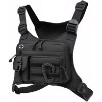 Outdoor Tactical Chest Bag Men's Vest EDC Waterproof Anti-Theft Chest Pack for Cycling Bags Running Front Chest Bag