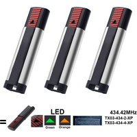 Télécommande de porte de garage 434,42 MHz TX03 434 4 XP