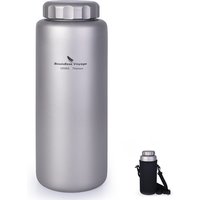 Titanium Sports Water Bottle 1050ml Outdoor Camping Hiking Tableware Kettle Cycling Tea Coffee Canteen Leak-Proof Drinkware