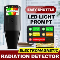 K2 EMF Meter 5-LED Indicator Gauss Meter LCD Digital Electromagnetic Field Radiation Tester Portable Ghost Hunting Detector