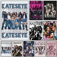 K-KATSEYES Pop Music Group Poster Wall Poster Self-adhesive Waterproof For Decorating Bedrooms & Dorms & Headboard Wall for Fans