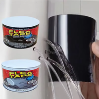 YITAPE Strong Waterproof Tape Clear Black Heavy Duty Repair Tape High Toughness Sealant for Tent Swimming Ring Water Pipe Basin