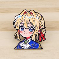 Cute Girl Enamel Pin Cartoon Anime Badges on Backpack Women's Brooches Hat Lapel Pins Cosplay Accessories Fans Gifts