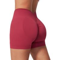 AliExpress Seamless Yoga Shorts Women Sports Shorts Gym Short Workout Shorts High Waist Push Up Fitness Sports Shorts Running Cycling Short