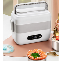 Portable Electric Heating Lunch Box Multi-Functional Reservation Electric Bento Box for Office Workers And Students