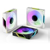 120MM ARGB Computer Case Fan Cyclic Mirror Light Effect Gaming PC Black/White High quality Chassis Fan 12V DC