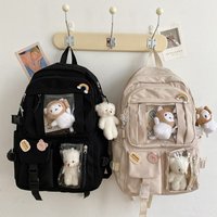Multifunctional Waterproof Book Bag Nylon Large Capacity Backpack Travel Backbag Gift