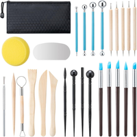Clay Tools Kit, 27 PCS Pottery Tools, Practical Polymer Clay Sculpting Tools Kit, Air Dry Clay Tools Set for Adults, Pottery Cra