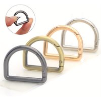 5pcs Spring D Ring Clips for Purse Metal Snap Hook Buckle for Shoulder Bag Wallet Keychain Dog Chain