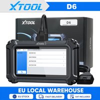XTOOL D6 OBD2 Scanner mit lebenslangen kostenlosen Updates, OE-Level-Diagnose für alle Systeme, 15+ Reset-Funktionen, FCA AutoAuth, CAN FD, volle OBDII-Funktionen, Auto-VIN-Scan, Codeleser