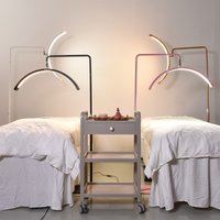 LED Video Light Half-moon Shaped Nail Desktop Ring Light For Tattoo Beauty Salon Eyelash Fill Lamp