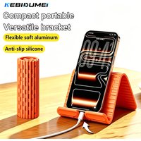 KEBIDUMEI Portable Foldable Phone Holder Multi-Angle Adjustable Stand for Mobile Phone Bendable Freely Into Any Shape