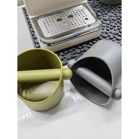 1PC Mini Espresso Knock Box Household ABS Plastic Coffee Slag Bucket Straight Mouth Absorbent Espresso Knocking Bucket