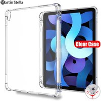 Clear Case For Ipad Pro 11 12.9 10.5 9.7 9th Generation With Pencil Holder Cover Ipad Mini 6 Air 5 4 3 2 1 10th 8 7 5 Tpu Case