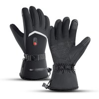 AliExpress Fezrgea Electric Heated Gloves Motorcycle Winter Moto Heated Gloves Warm Waterproof Rechargeable Heating Thermal Gloves For Snowmobile