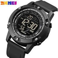 SKMEI 1762 Mens Digital Movement LED Light Countdown Wristwatch Clock relogio masculino 10Bar Waterproof Swimming Sport Watches