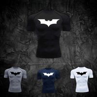 Batman Themed Tight Fitting T-shirt with Multiple Colors Available for Men's and Women's Fashion New Casual Party Events Kids